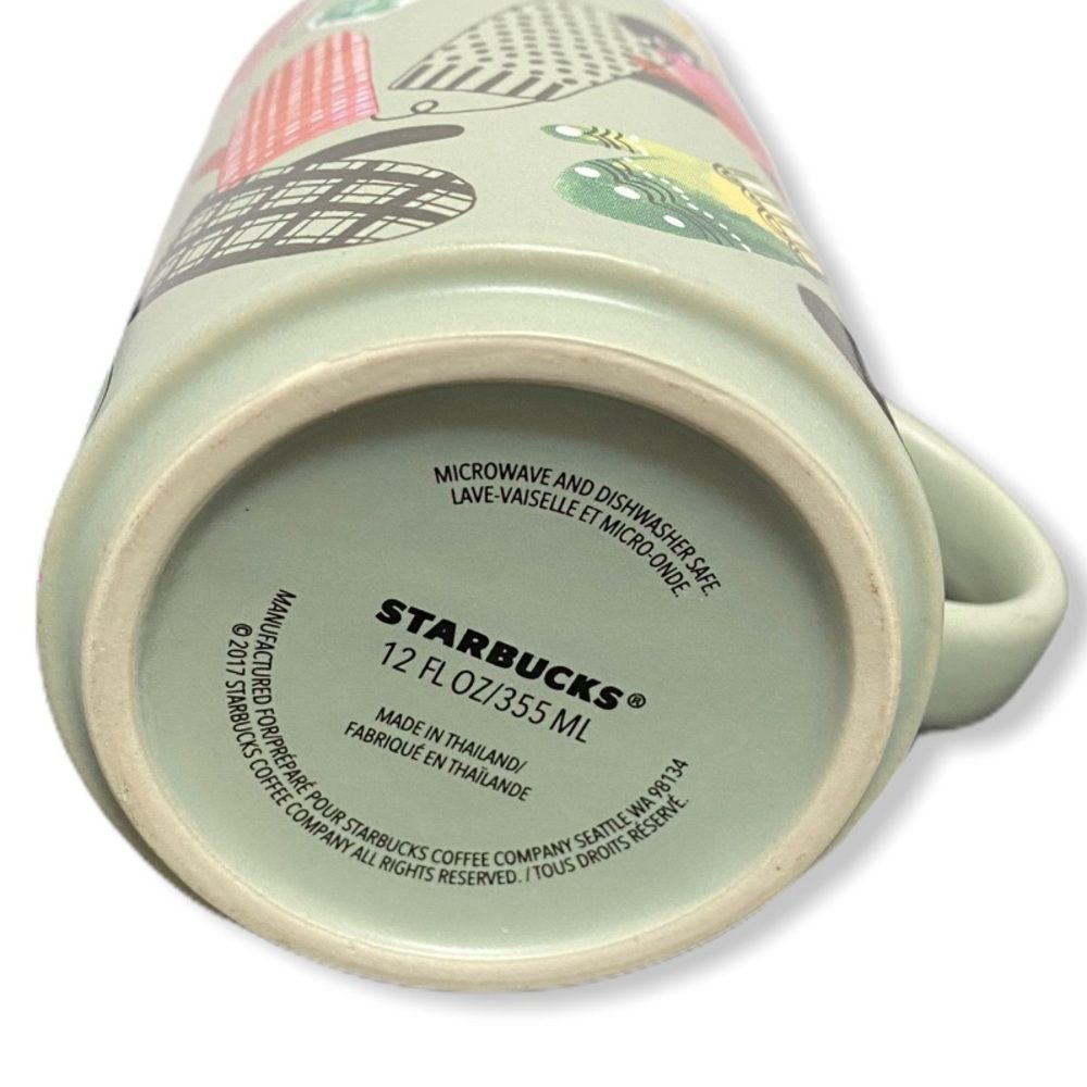 2017 STARBUCKS Mittens Print Coffee Mug - Picture 3 of 4